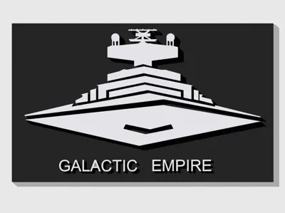 Star Destroyer LOGO Galactic Empire