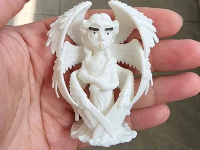 Angel David Pen Holder