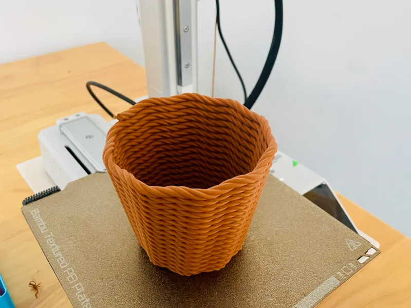 绳圈纹理收纳筐
