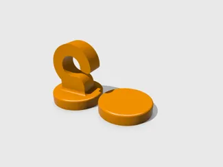 Magnetic Hook for Camping (Magnetic 25x3mm))