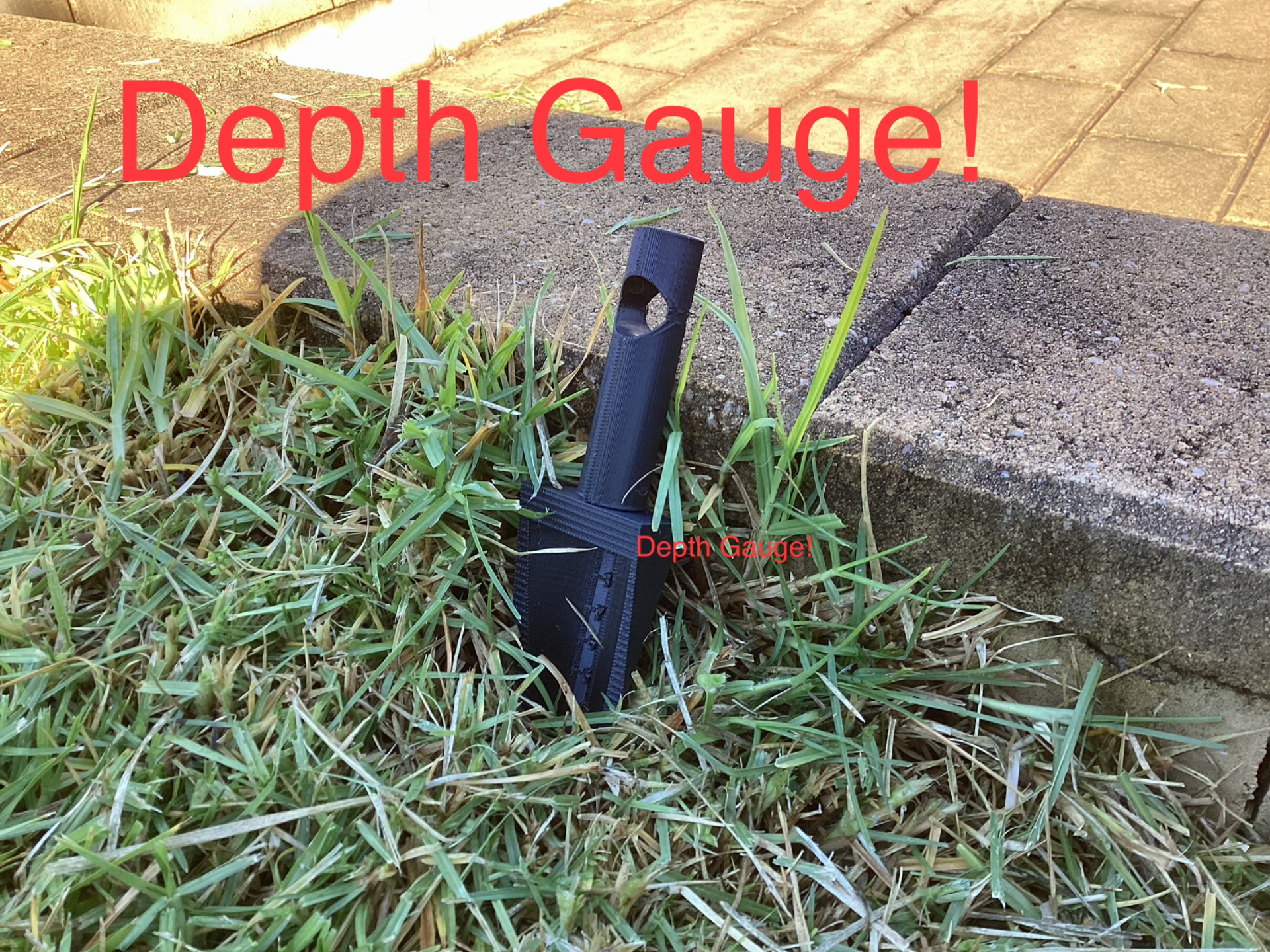 V2 GARDEN TROWEL / SPADE WITH DEPTH GAUGE