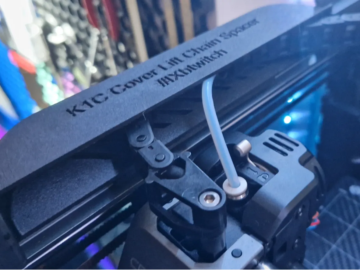 Creality K1c Riser Creality K1C Riser Cableguide Solution - Free 3D Print Model - MakerWorld
