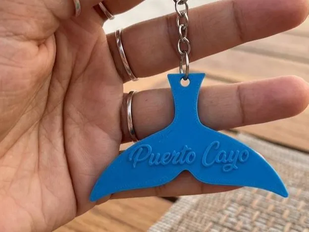 LLAVERO COLA DE BALLENA