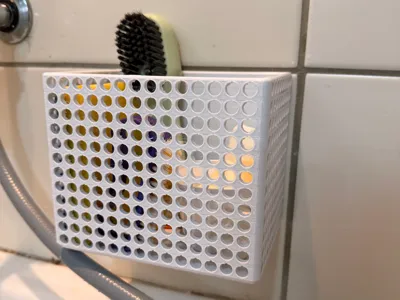 Utility room supply holder