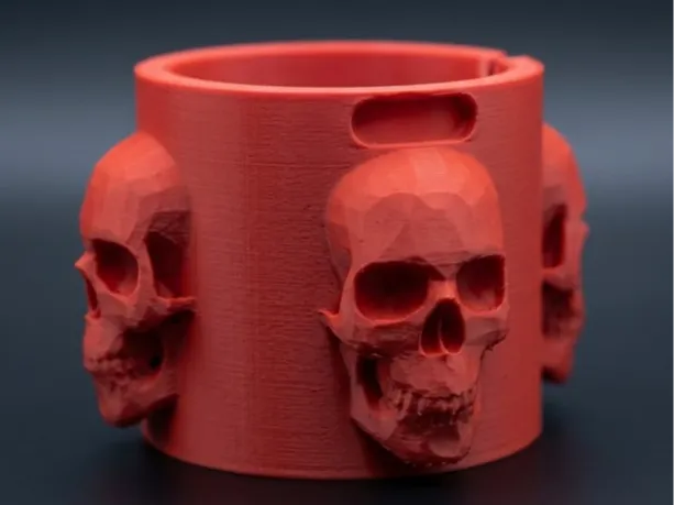 Skull Pen Holder – Gothic Desk Organizer
