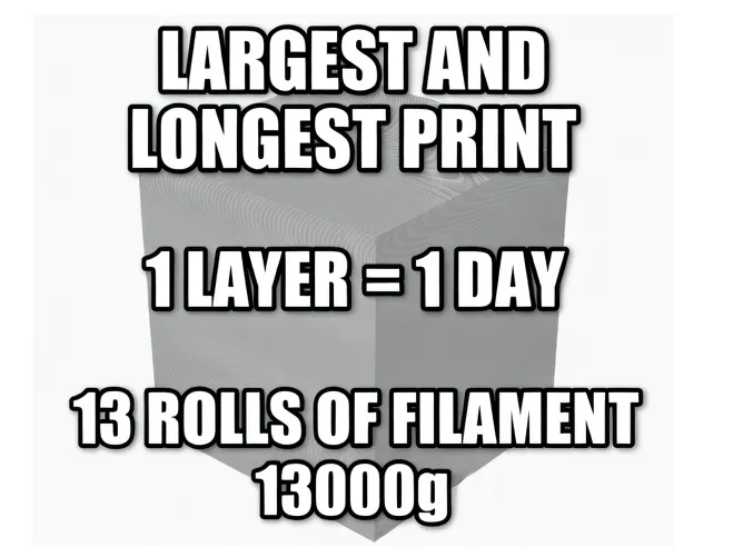 World’s Longest 3D Cube 1 Layer = 1 Day Challenge!
