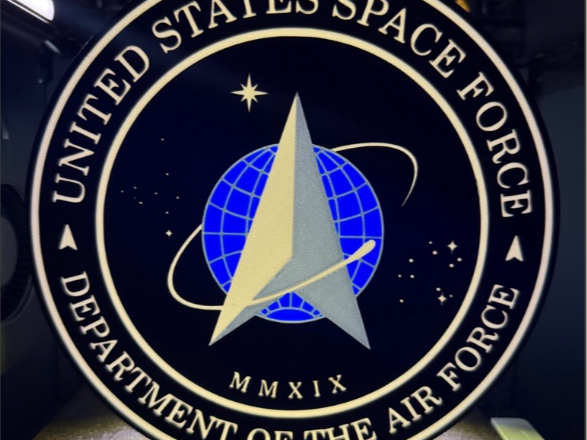 United States Space Force Insignia Light Box