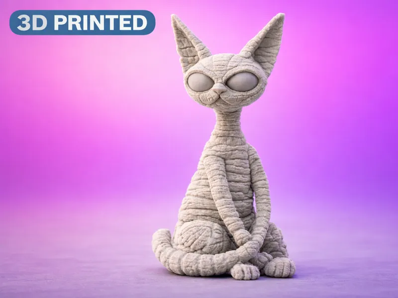 Grumpy Cat Decor | Cute Angry Cat Figurine