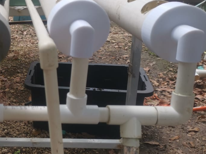 Hydroponic End Cap - 3" to 1/2" Reduction 