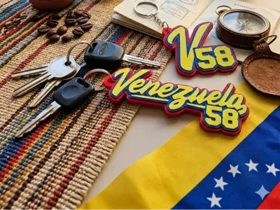Venezuela 58 Keychain
