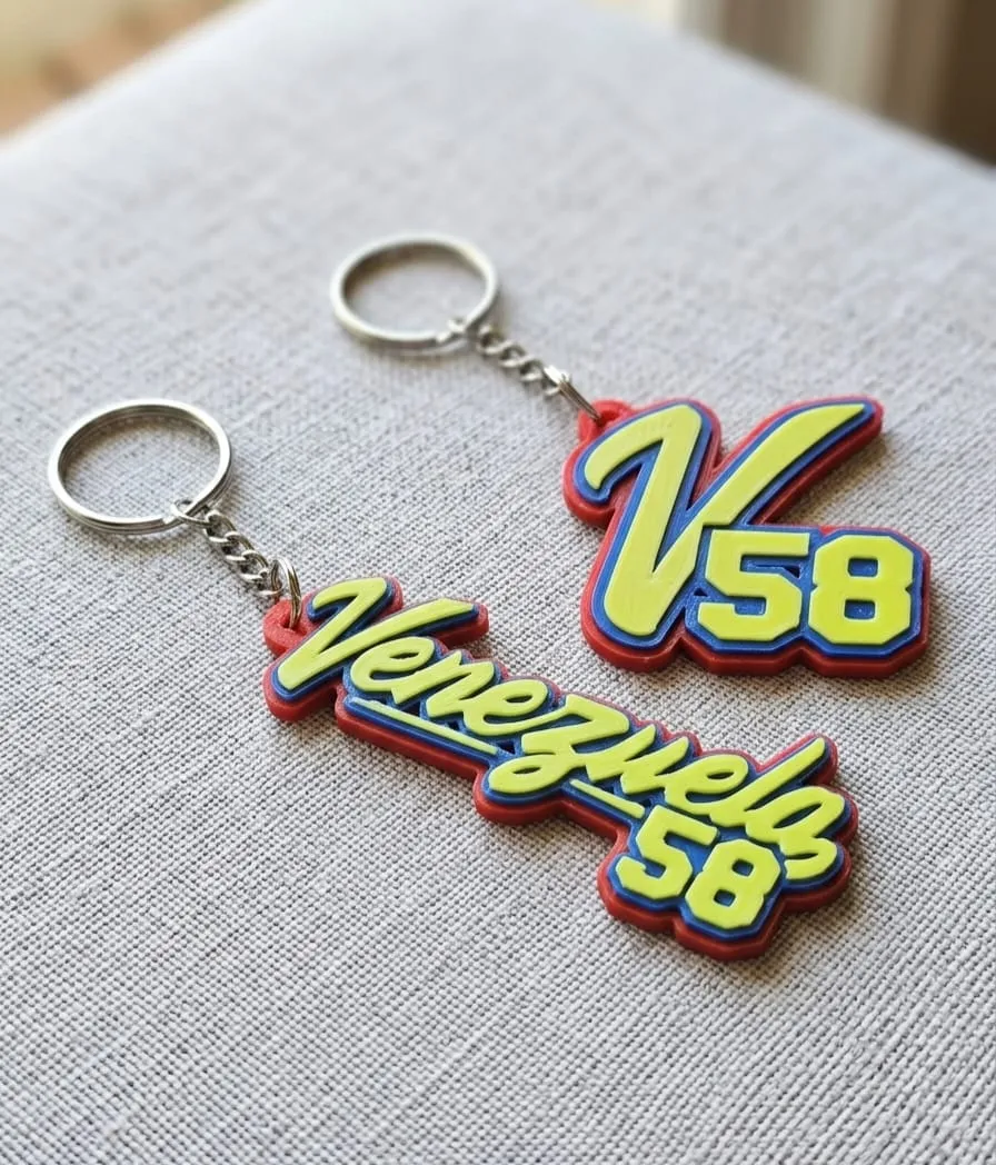 Venezuela 58 Keychain - Free 3D Print Model - MakerWorld