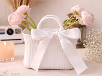 Cute Mini Bag Vase