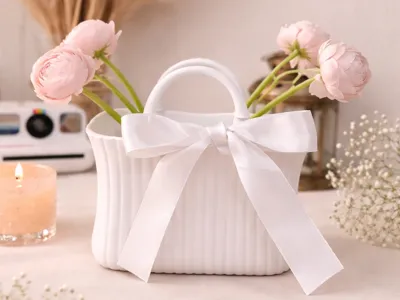 Cute Mini Bag Vase