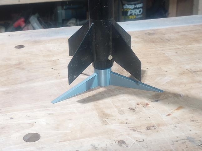 Estes model rocket stand