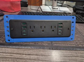 2U PSU mount for 10" rack