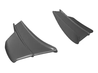 FLAP AERODINAMICO ORIGINALE MOTO GP _ MODIFICABILE