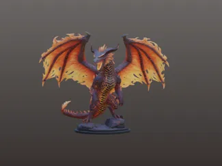 The Volcanic Drake - Elemental Overlords Series