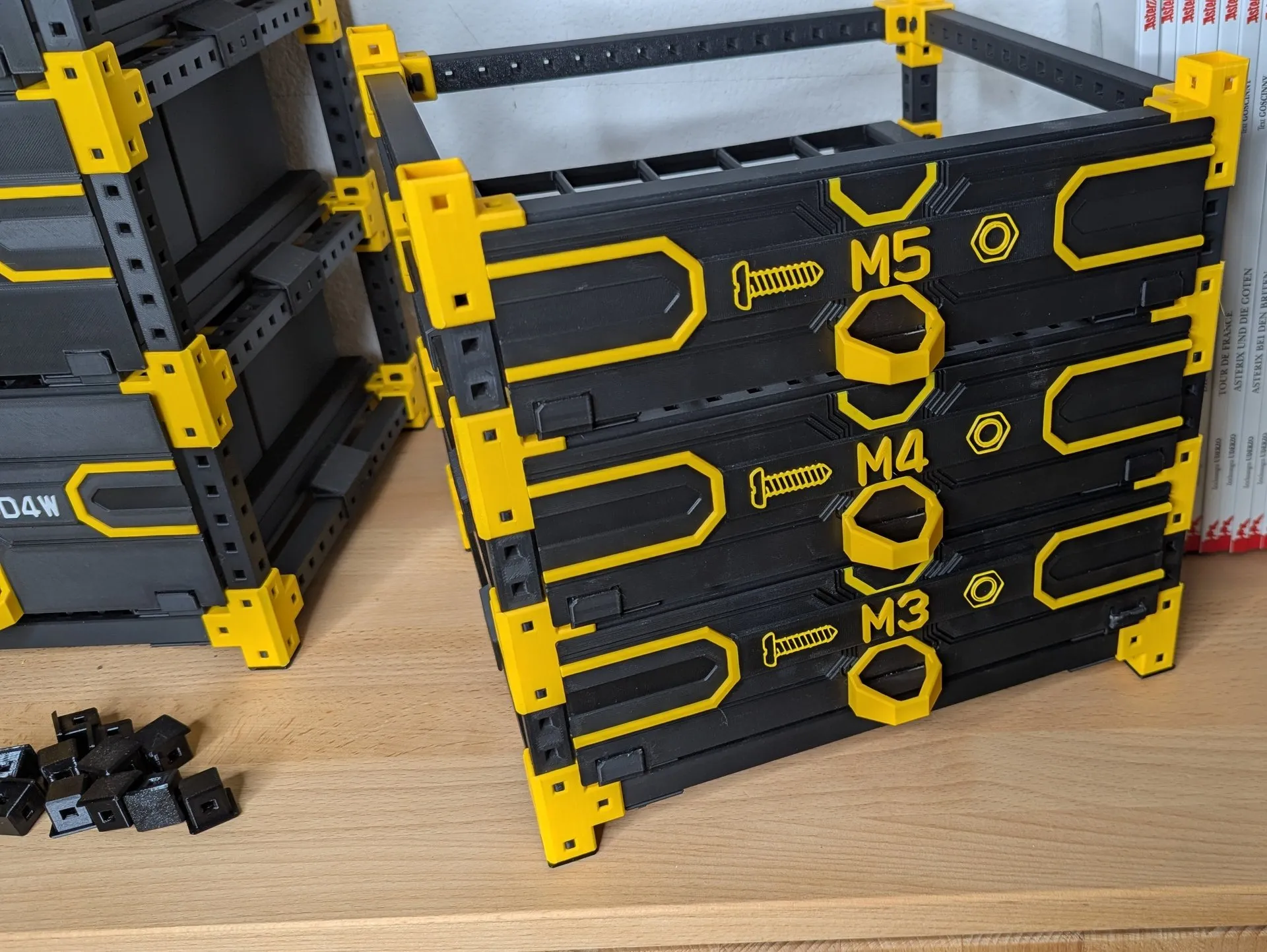 Full rack with foot inserts