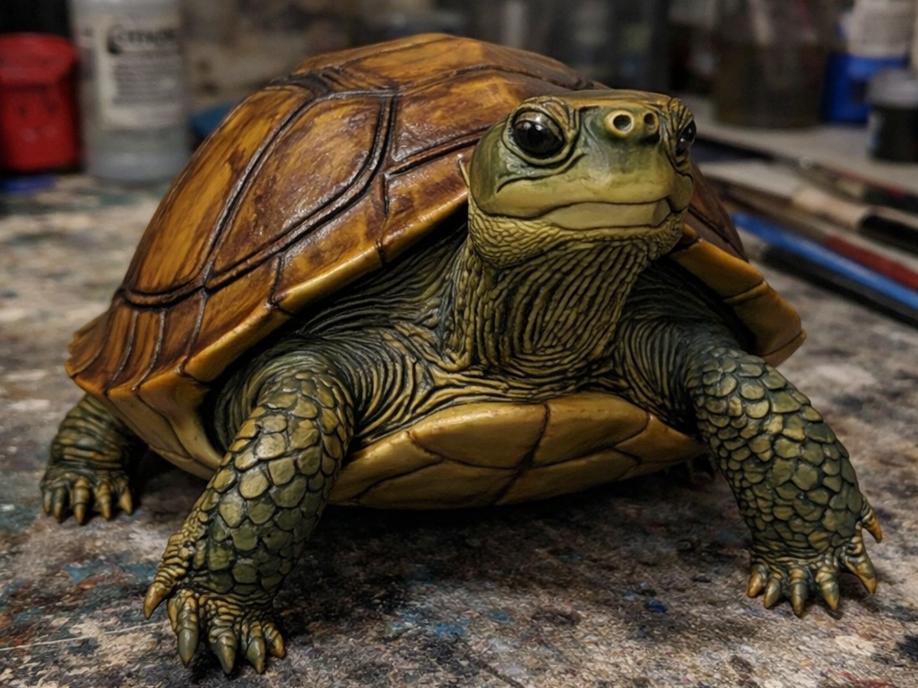 Tortuga Sabia – Escultura Realista