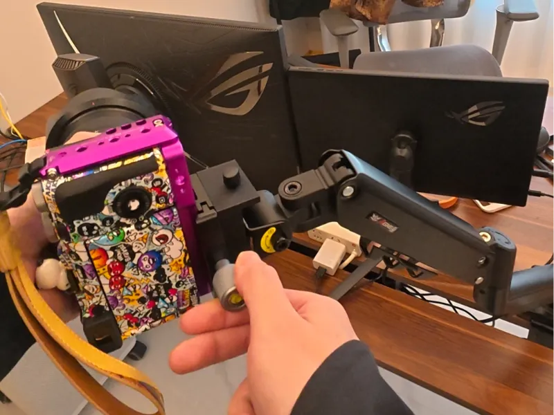 戟创显示器支架接驳数码相机配件