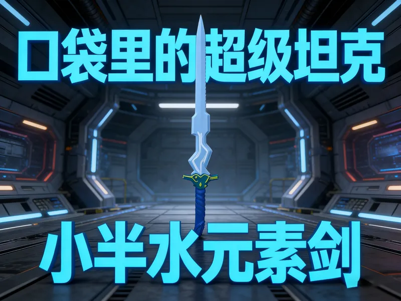 口袋里的超级坦克小半水元素剑