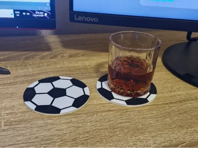 Soccer Ball Coasters