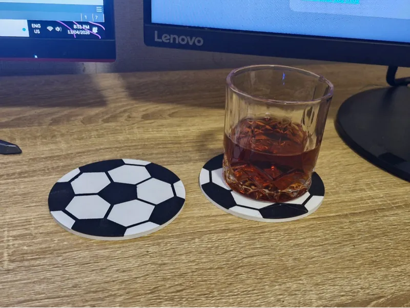 Soccer Ball Coasters