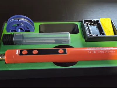 Wireless Solder Iron Holder - Gridfinity
