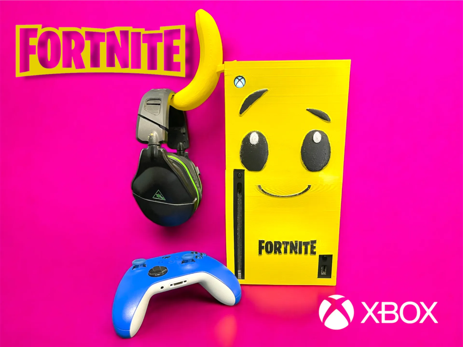 Fortnite Peely Xbox Console Cover
