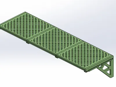 Composite wall shelf