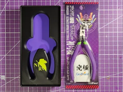 Gridfinity 2x4 bin for Godhand Evangelion Nippers