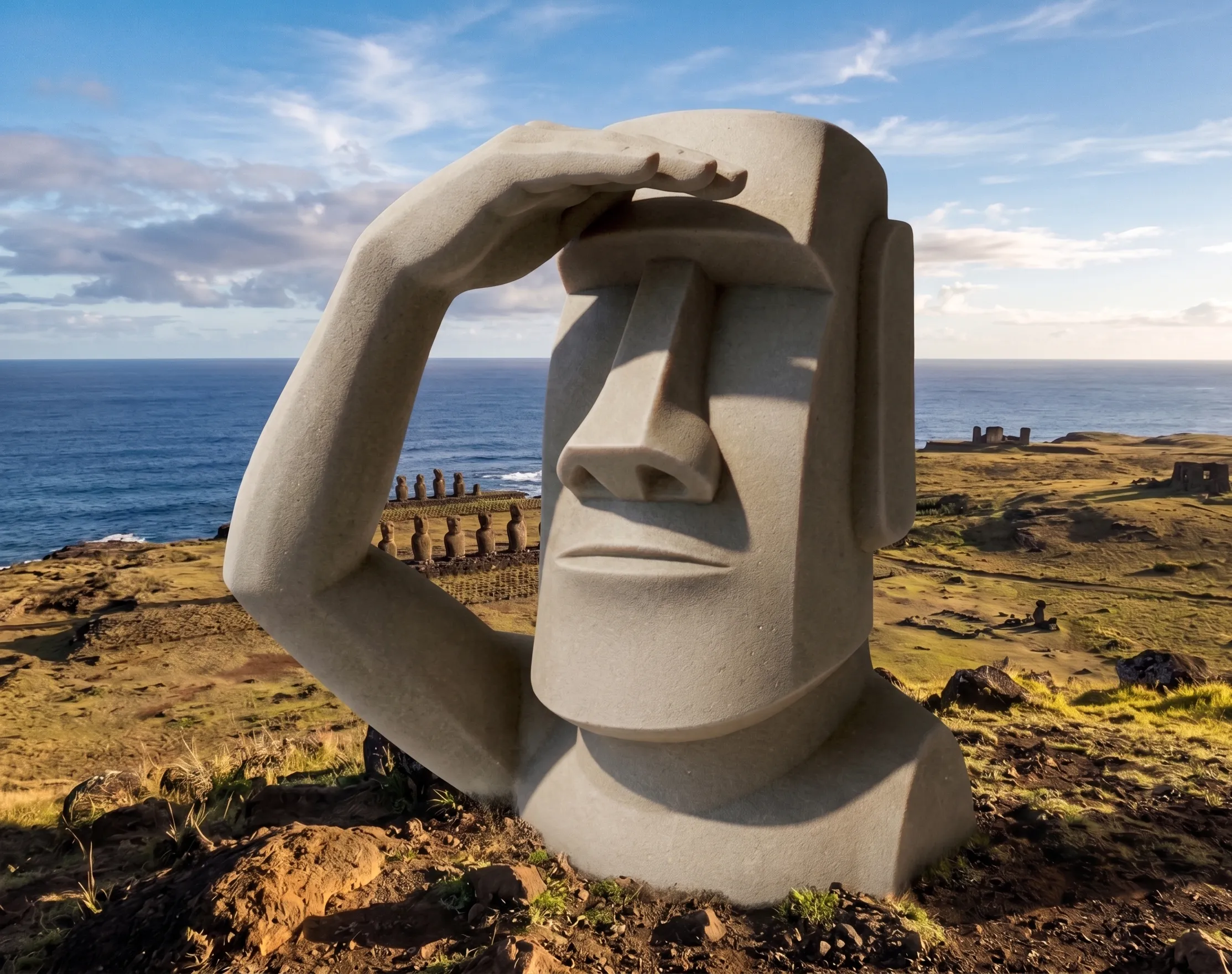 The Seeker Moai