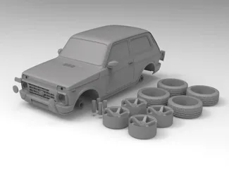 Lada Niva Urban Лада Нива STL 3D model for print
