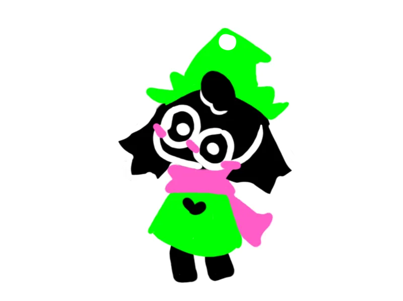 Cute Ralsei Keychain