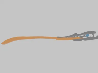 Long Loki's Scepter - Chestnut3D