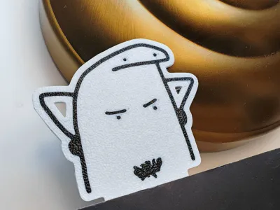 Funny Flork Bookmark - Size Matters Edition