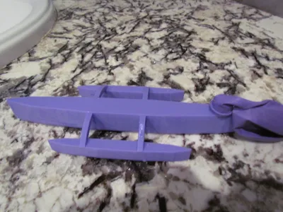 small balloon boat fixed