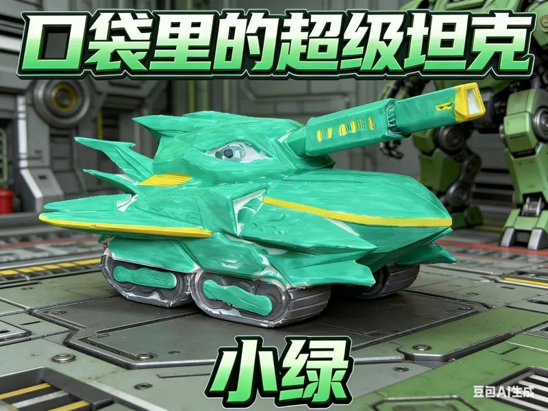 口袋里的超级坦克小绿（拆件版）