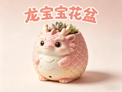 Baby Dragon Succulent Planter
