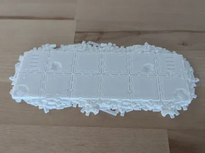 40k 11th Edition 6x2 Footprint Terrain Tile Rubble