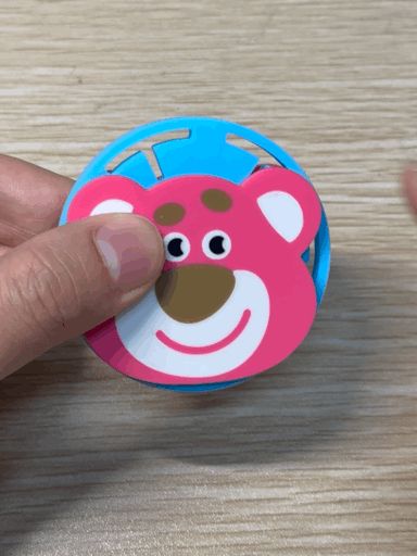 草莓熊 Lotso 指尖陀螺 解压玩具 抱抱熊