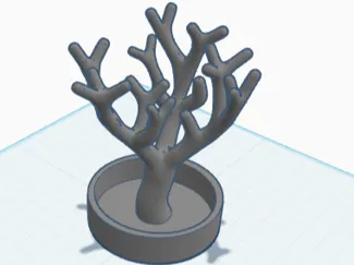 Ring tree with a bowl