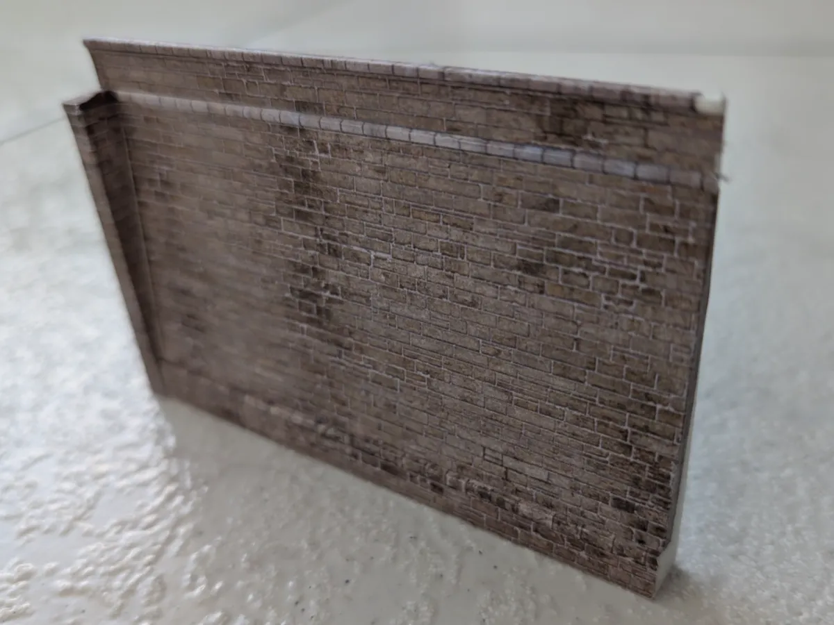 N guage Retaining wall - Free 3D Print Model - MakerWorld