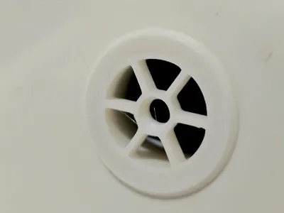 Sink overflow and drain cover