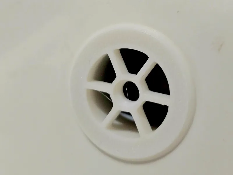 Sink overflow and drain cover