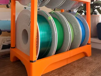 8 Spool Filament Rack
