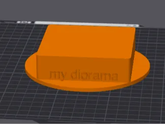 small diorama base 
