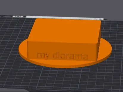 small diorama base