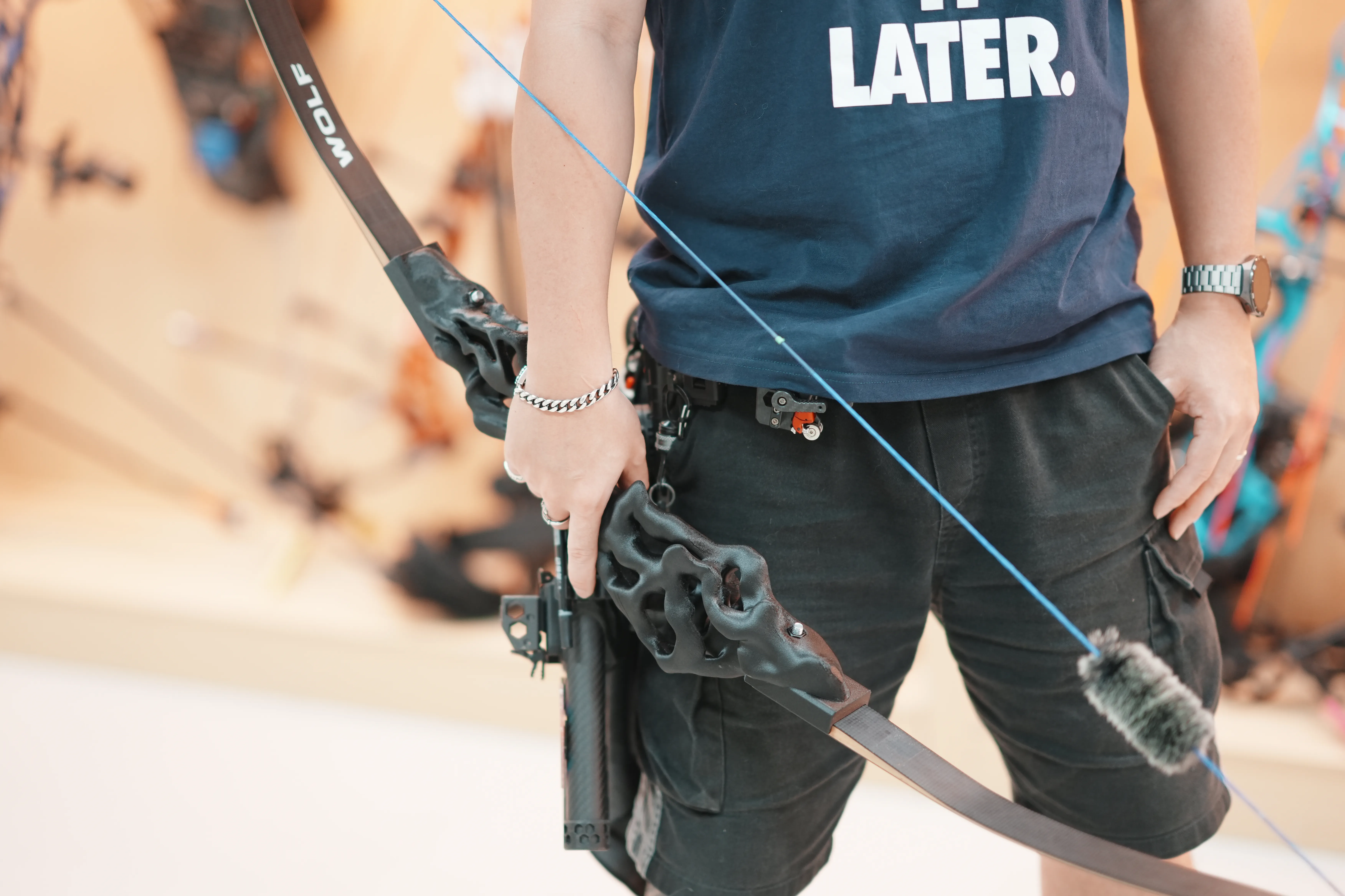 Hunting Bow Riser: Coral Jade - Free 3D Print Model - MakerWorld