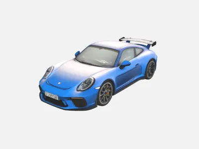 2018- Porsche 911 GT3 (991.2) 3D Model
